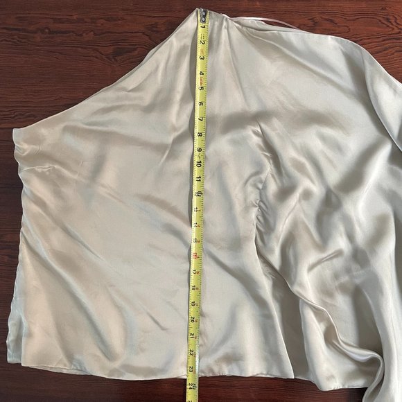 Robert Rodriguez one shoulder silk blouse size 8 - Picture 8 of 12